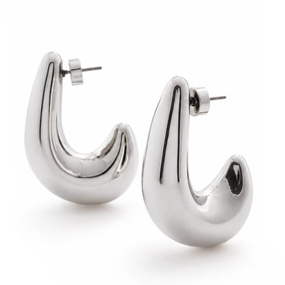 Silver Faris Statement Earring