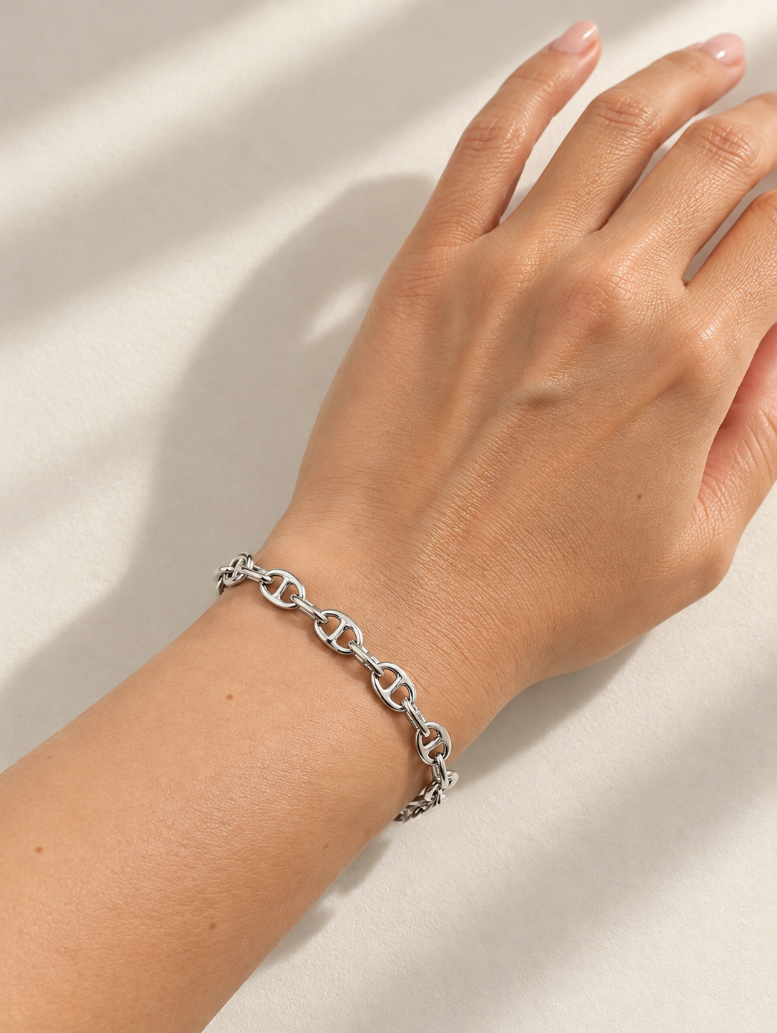 Silver Cordelia Mariner Chain Bracelet