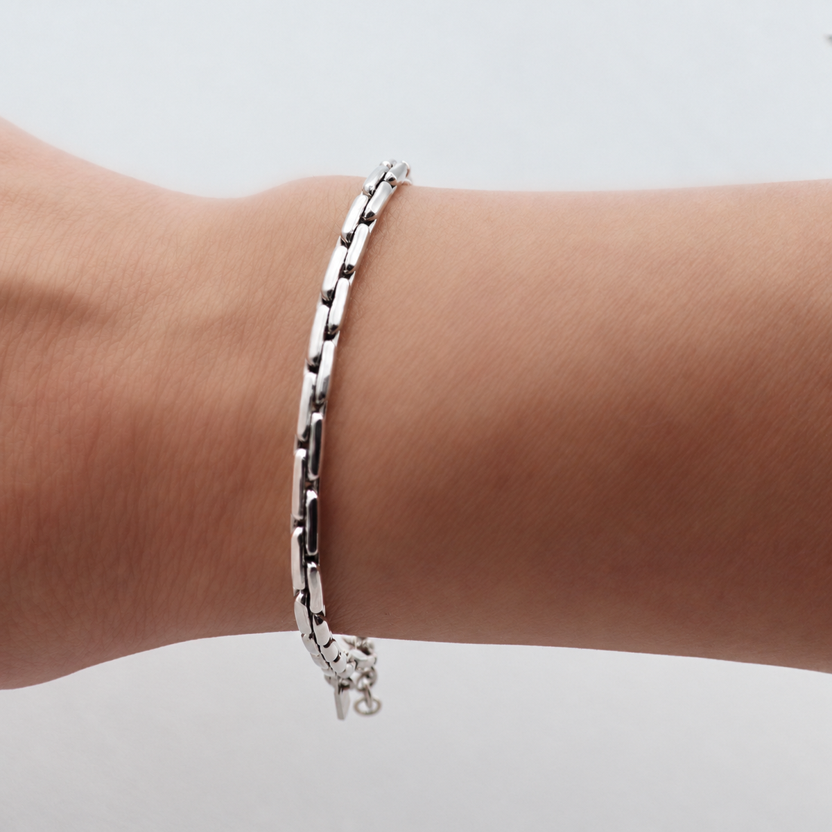 Silver Mini Maren Chain Bracelet