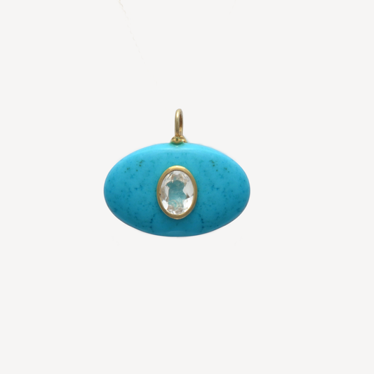 Gemma Small Pink Hydro Quartz Earrings