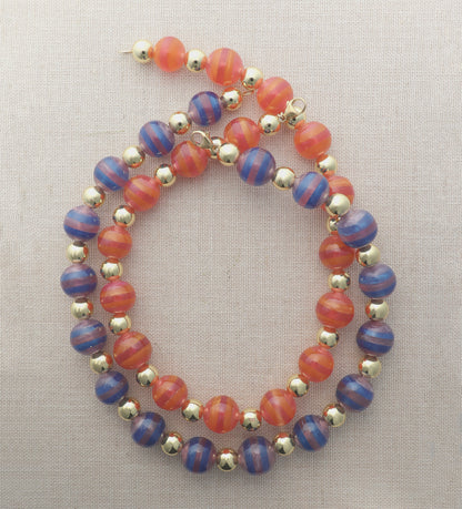 Orange Soleil Bauble Necklace