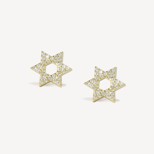 Star of David Studs