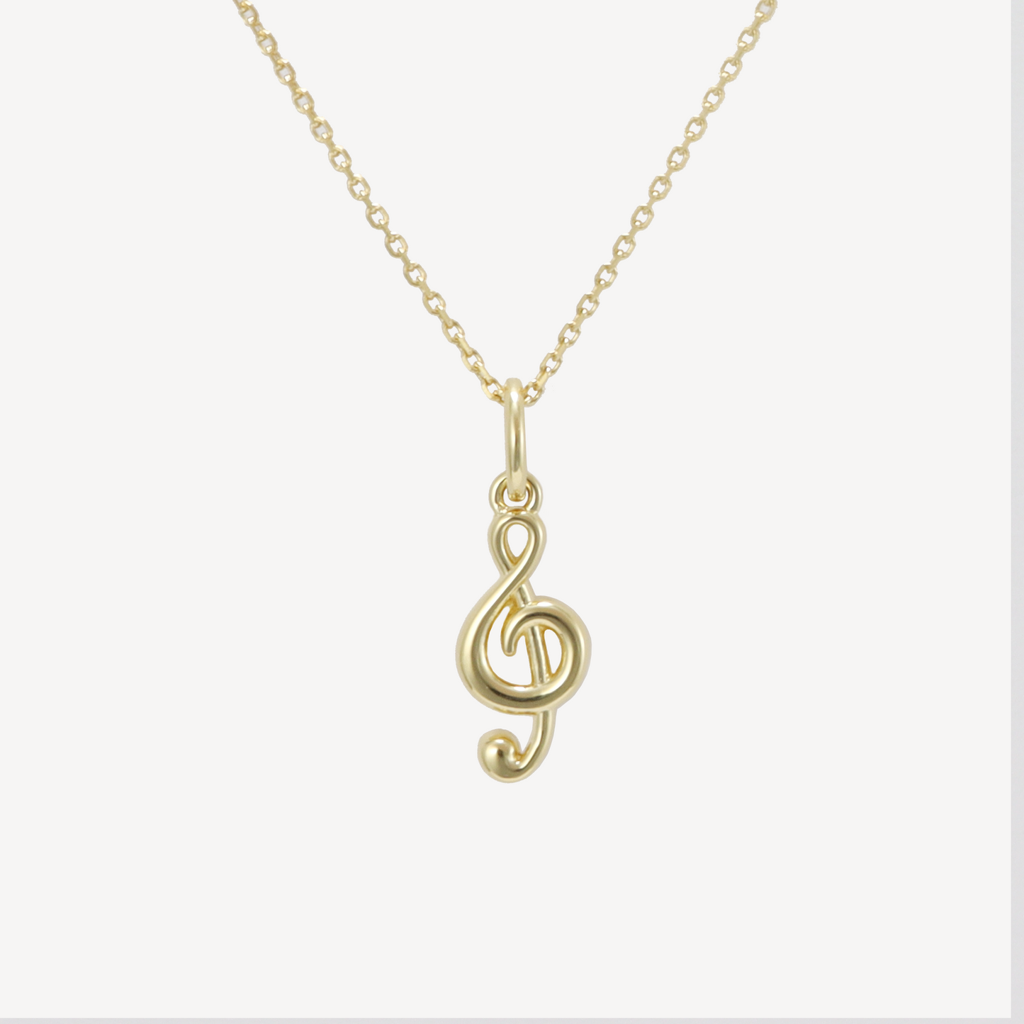 Stevie Music Clef Necklace