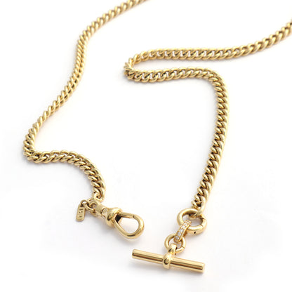 Jett T-Bar Chain Necklace 17.5"