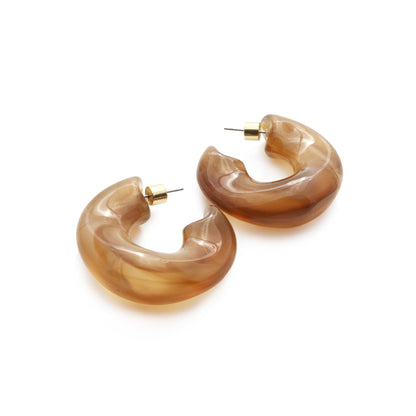 Tortoise Rena Resin Hoops
