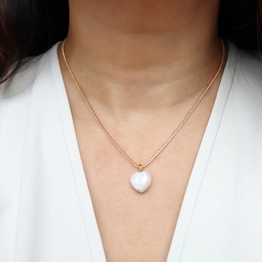 Sweetheart Moonstone Moyo Necklace