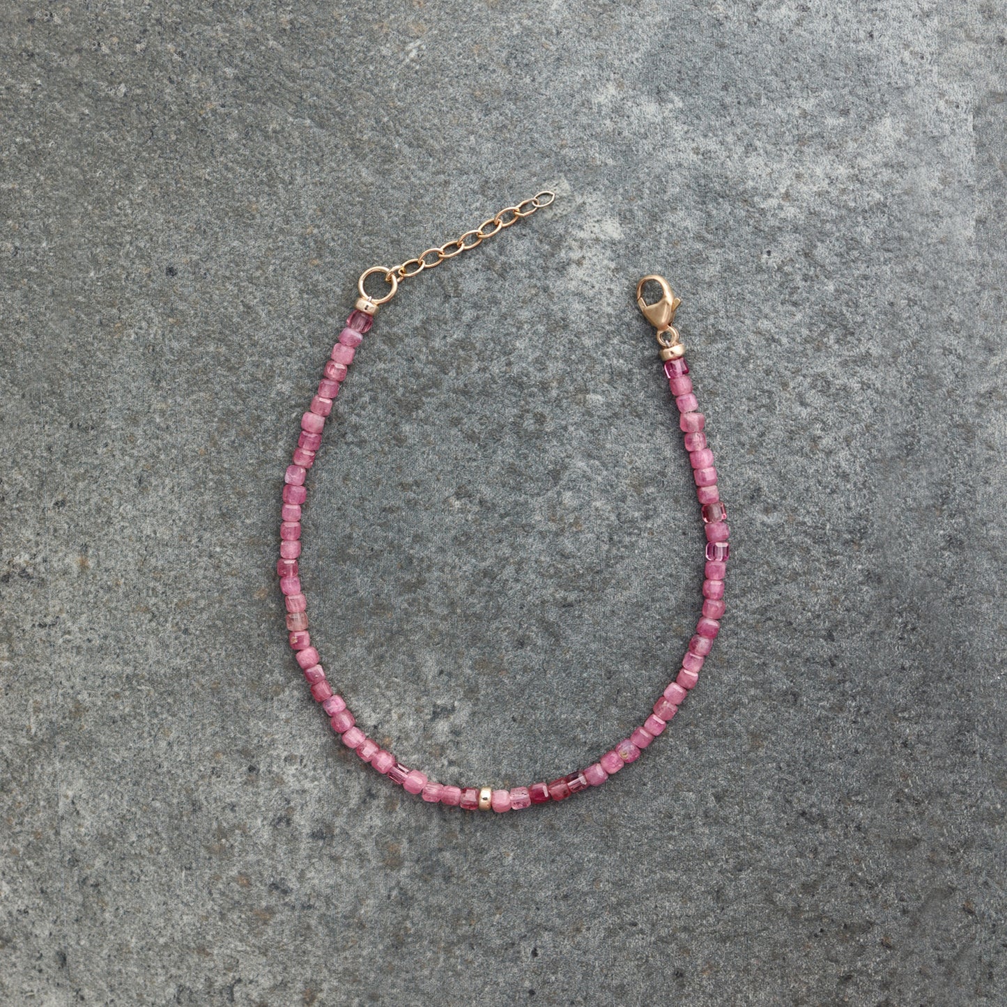 Morganite Gemstone Bracelet