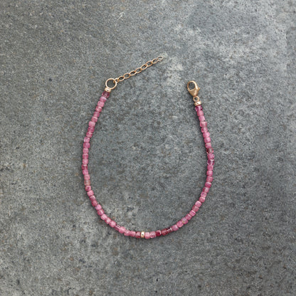 Morganite Gemstone Bracelet