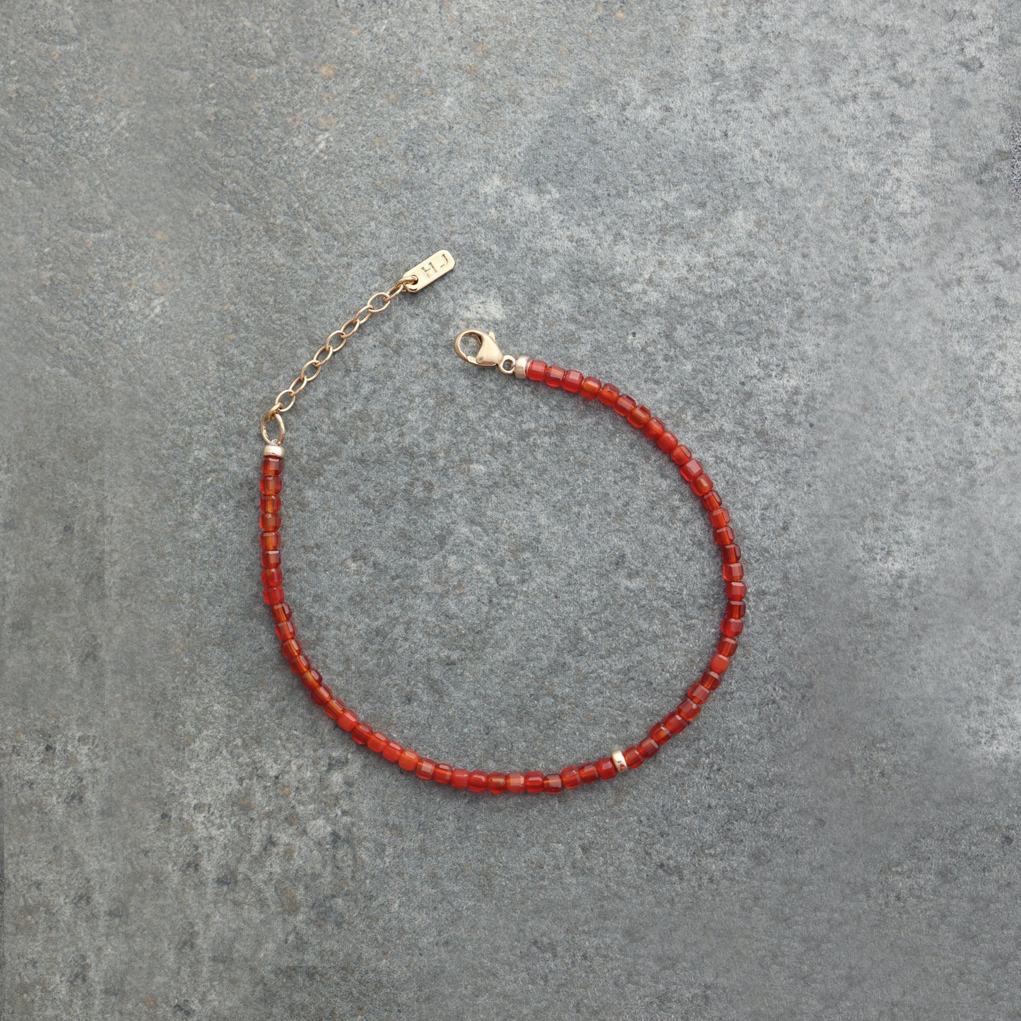 Carnelian Gemstone Bracelet