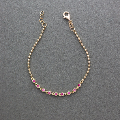 Pink Confetti Bracelet