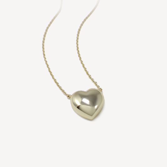 Venus Puffy Heart Necklace