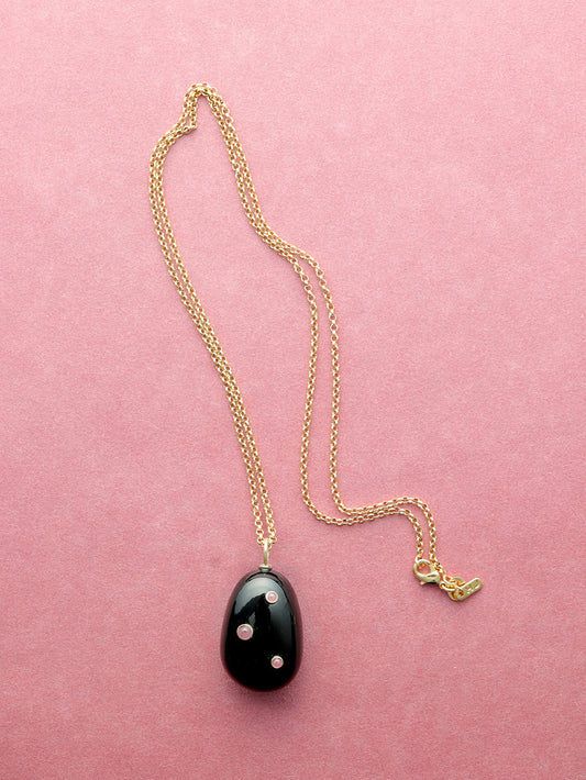 XL Black Onyx Pietra Necklace
