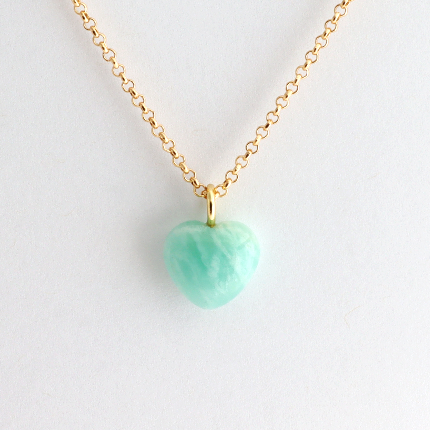 Moyo Gemstone Heart Necklace