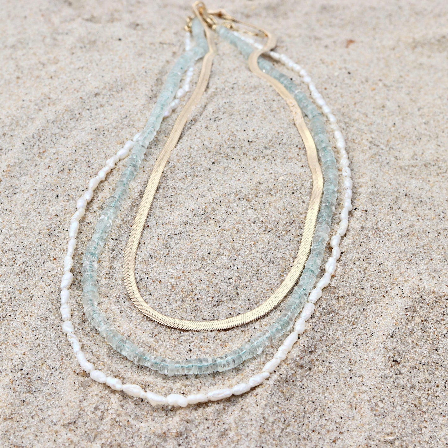 Aquamarine Gemstone Necklace