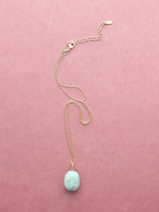 Aquamarine Pietra Necklace