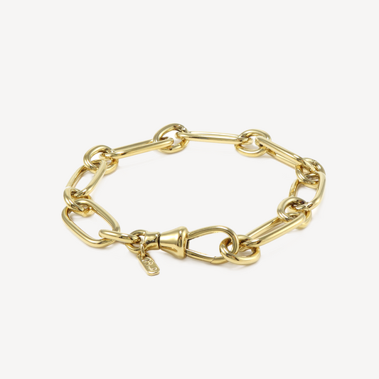 Gold Lauren Oversized Link Bracelet