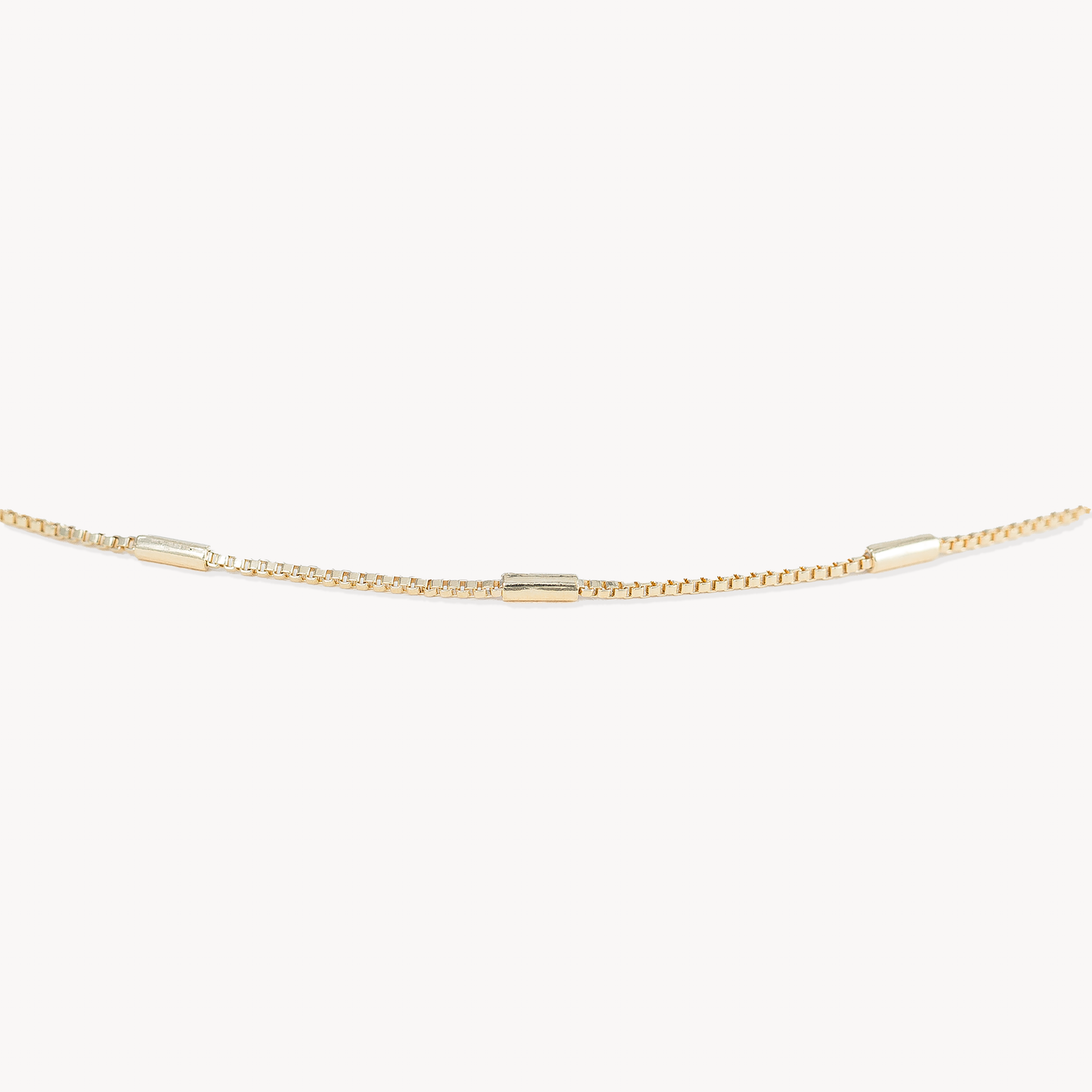 Dot Matrix Bar Station Necklace