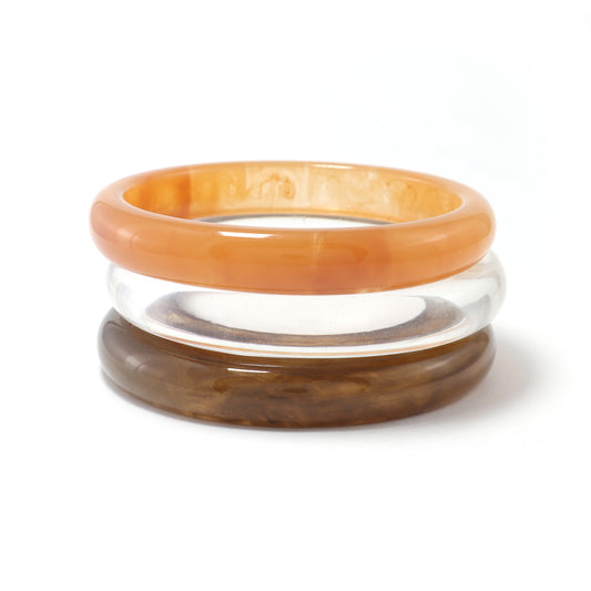 Multi Tortoise Bangle Set
