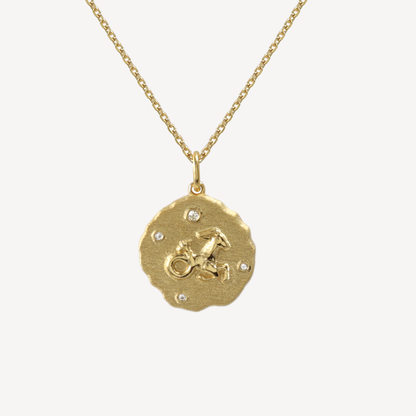 Capricorn Zodiac Pendant Necklace