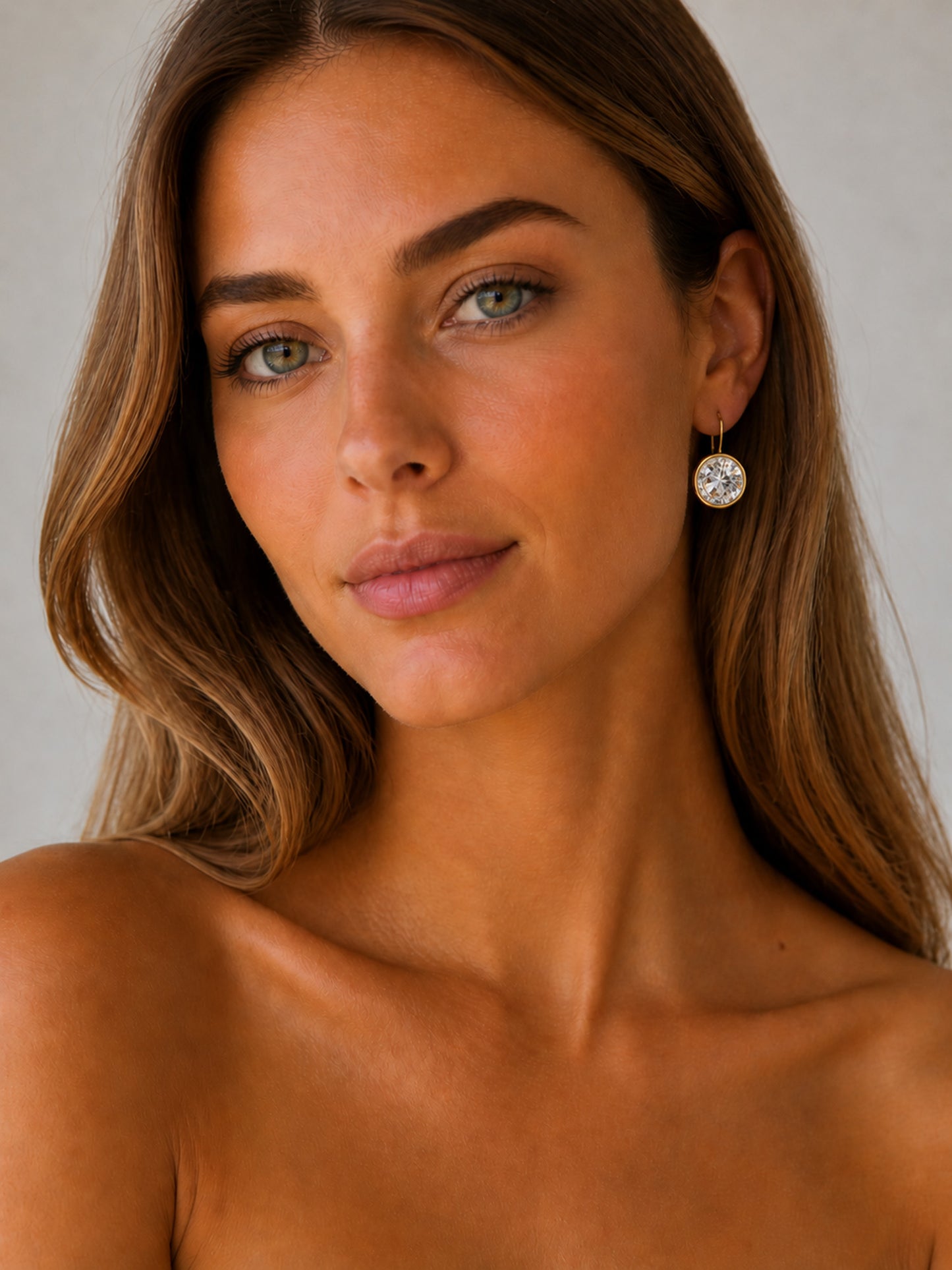 Clear Parsons Drop Earring