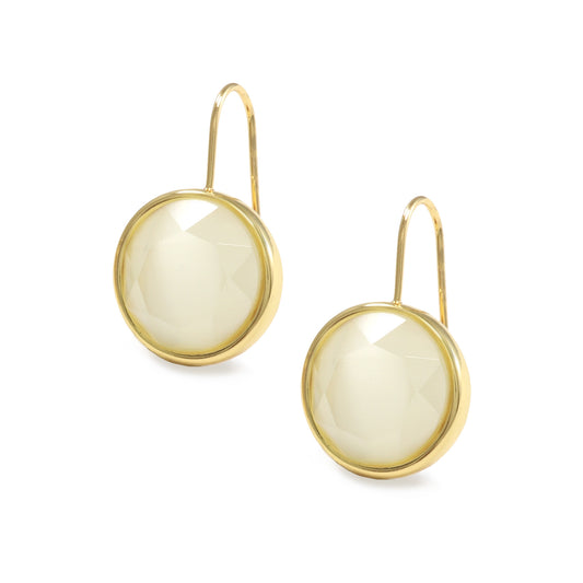 Cream Catseye Parsons Drop Earring