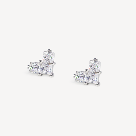 Eternal Flame Heart Studs