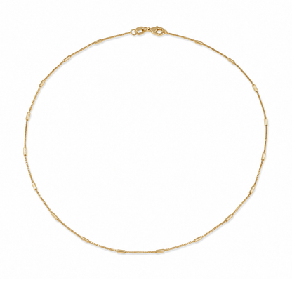 Dot Matrix Bar Station Necklace