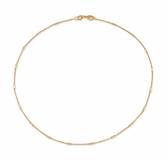 Dot Matrix Bar Station Necklace
