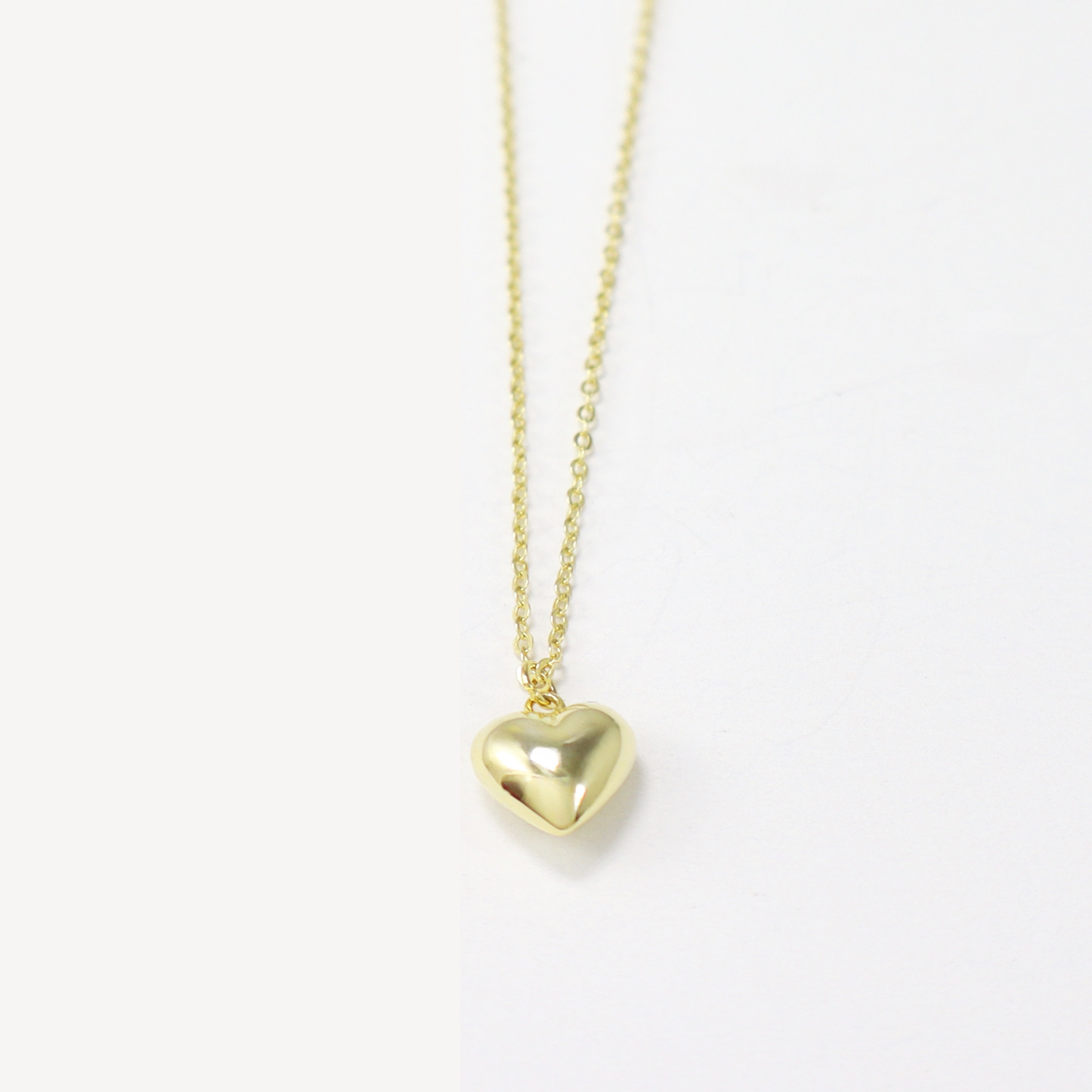 Electric Youth Puffy Heart Necklace