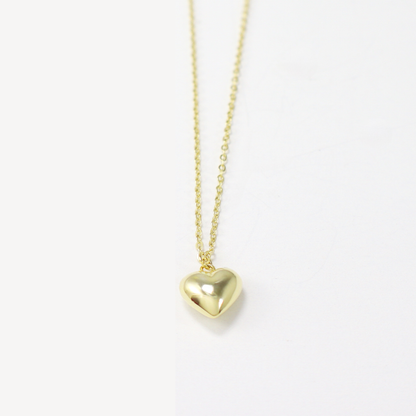 Electric Youth Puffy Heart Necklace