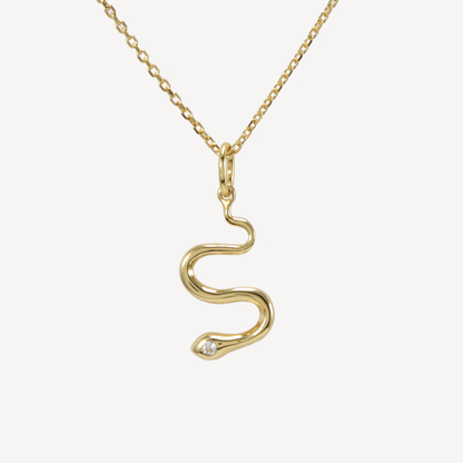 Gold Snake Necklace