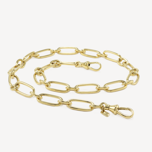 Gold Lauren Oversized Link Necklace