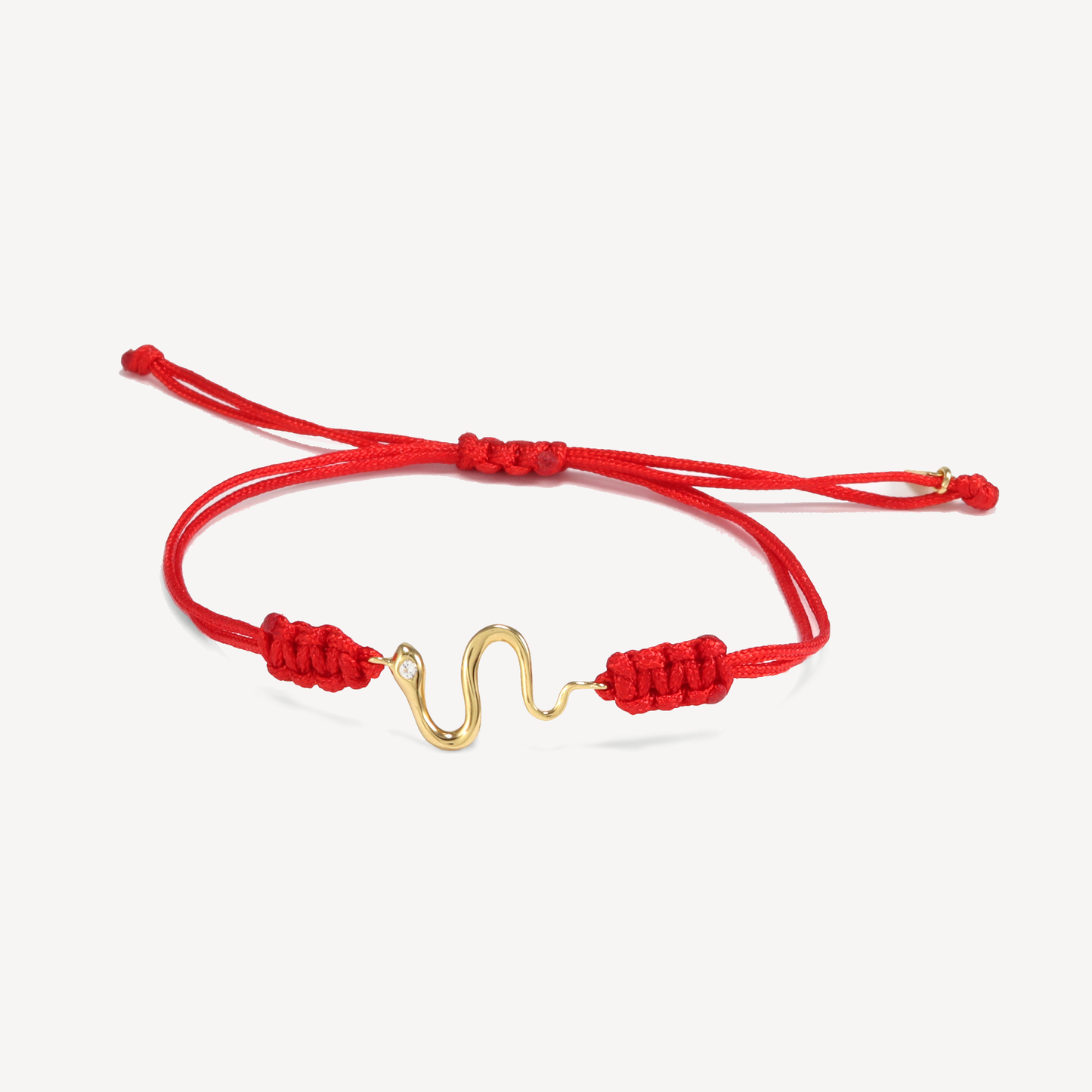 Red Corded Snake Bracelet