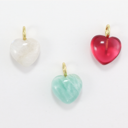 Moyo Gemstone Heart Charm