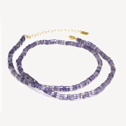 Iolite Sapphire Necklace