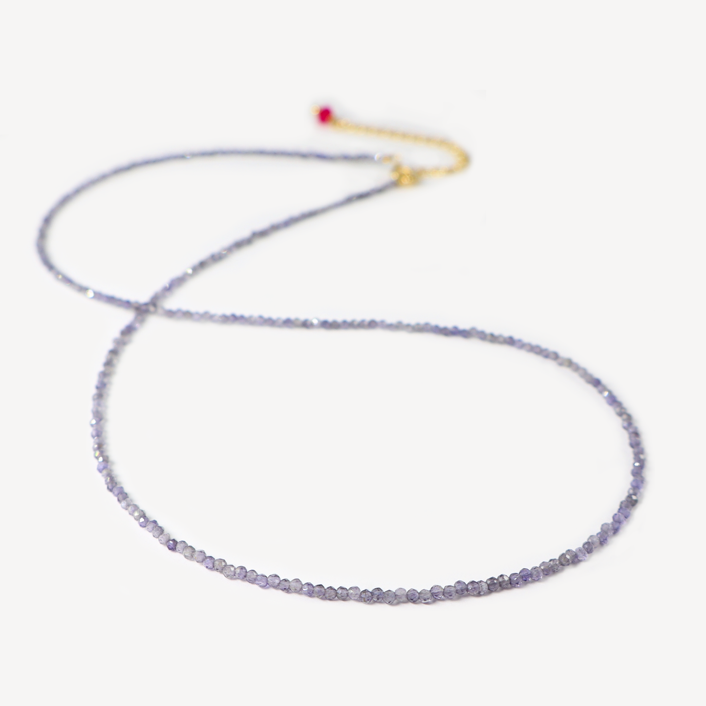 Iolite Gemstone Necklace