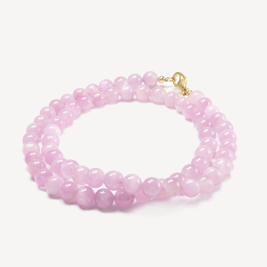 Kunzite Beaded Necklace