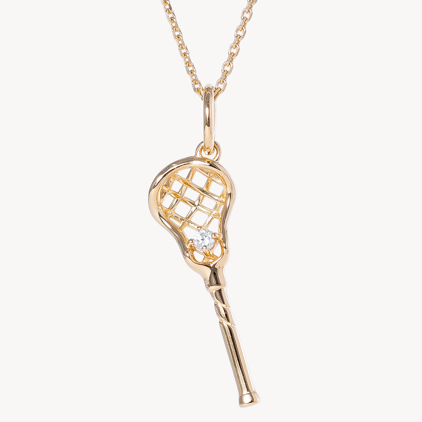 Gold Kat Lacrosse Necklace