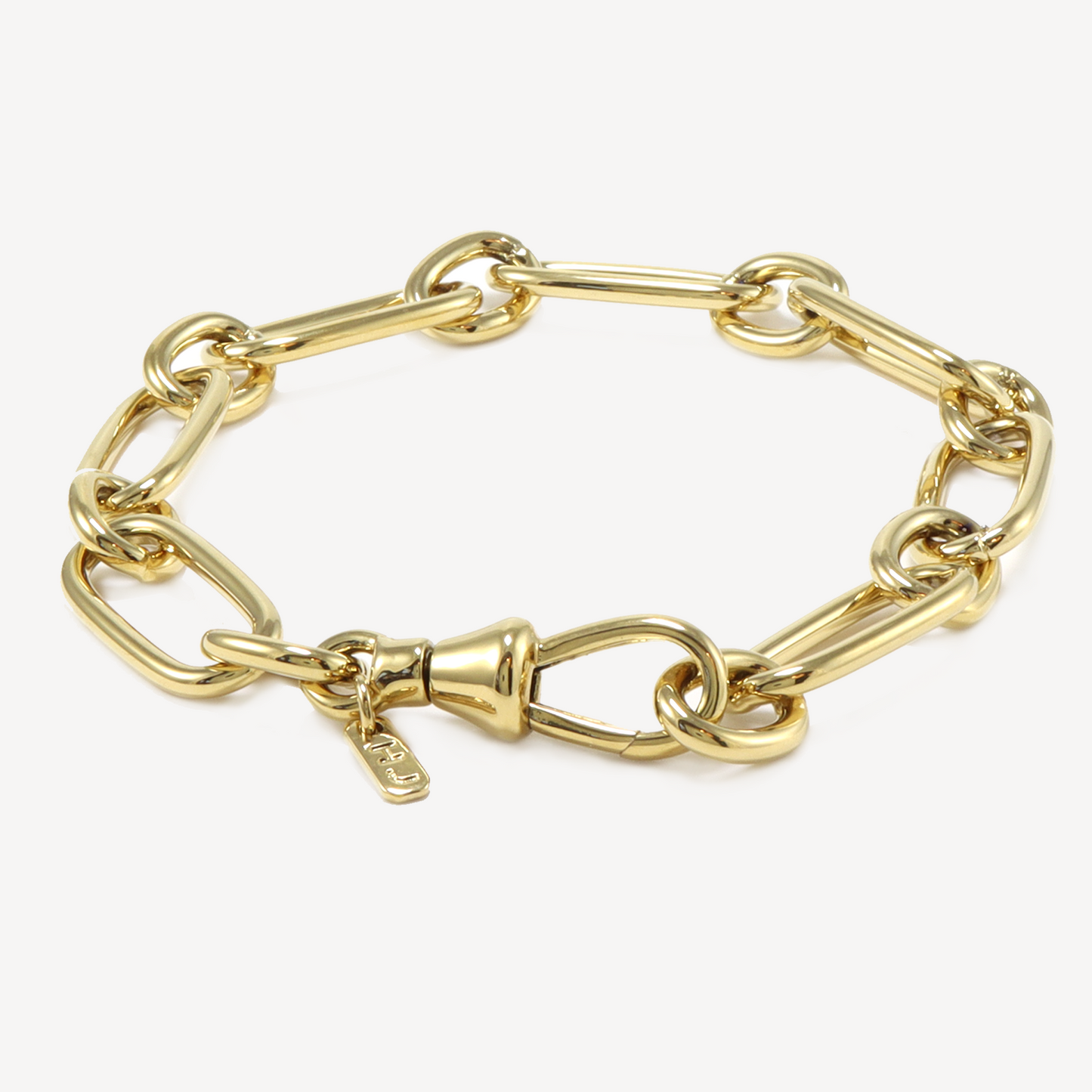 Gold Lauren Oversized Link Bracelet