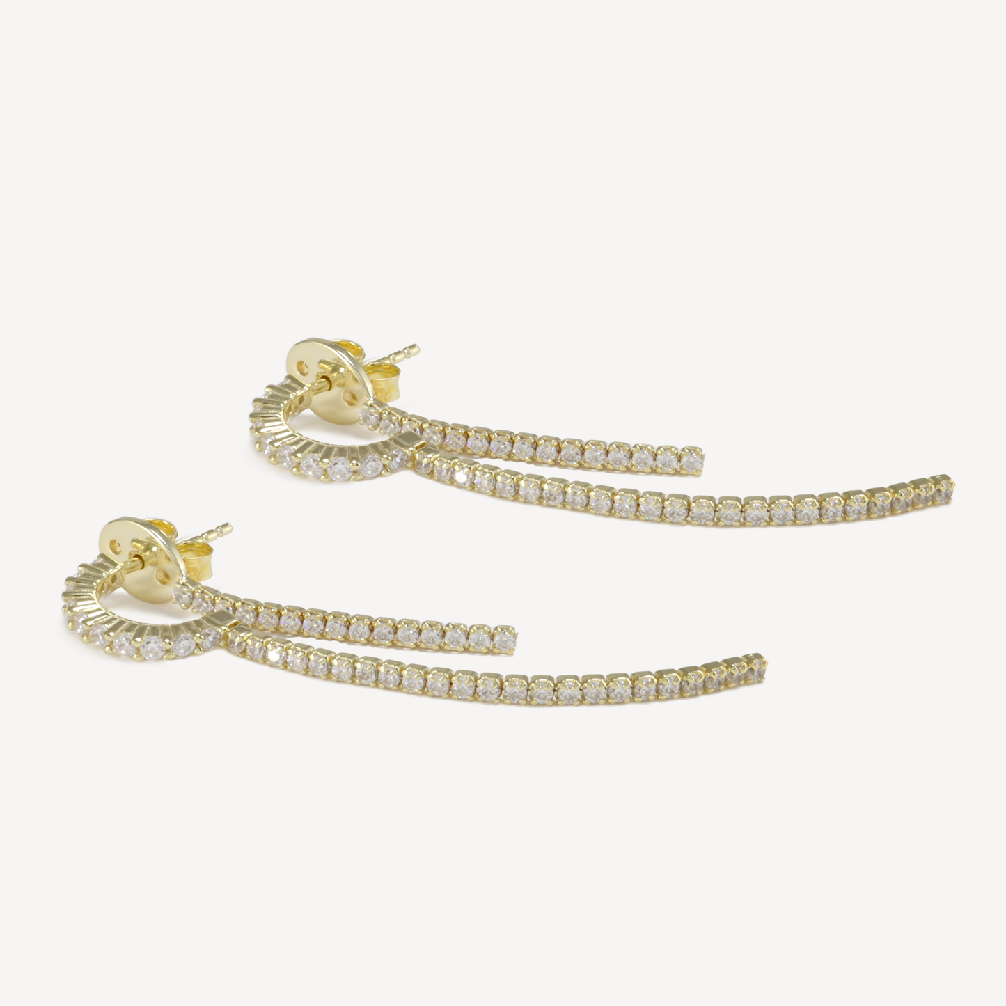 Tinsel Tennis Earring