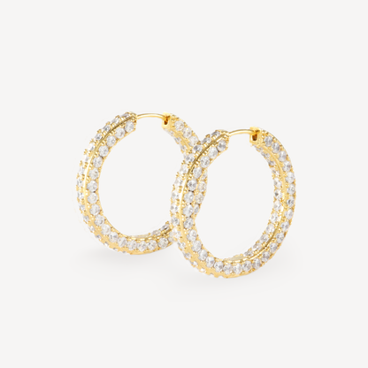 Lumi Pave Hoops