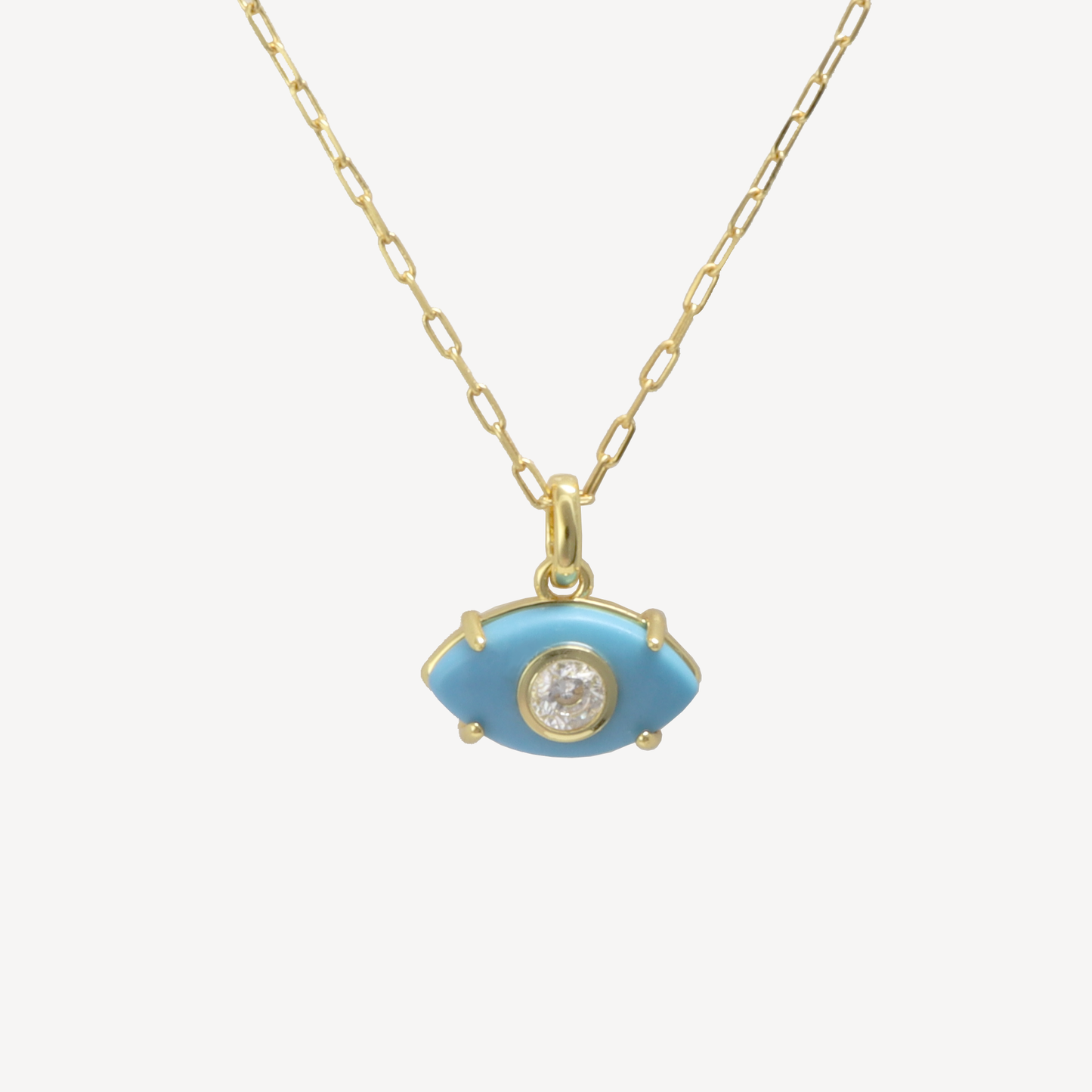 Maeve Turquoise Evil Eye Necklace