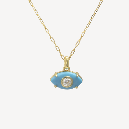 Maeve Turquoise Evil Eye Necklace