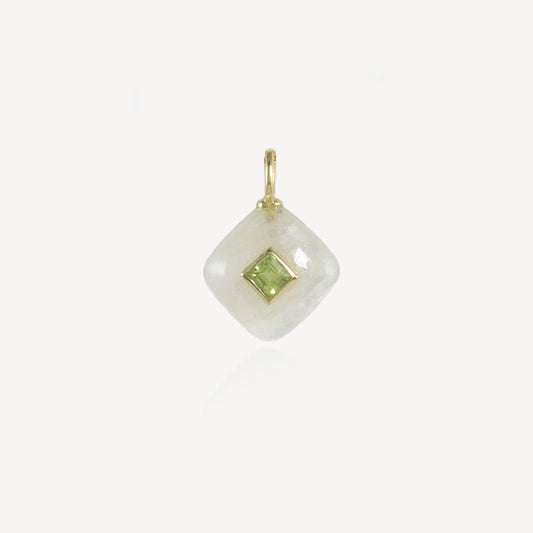 Small Cherie Moonstone Pendant (No Chain)