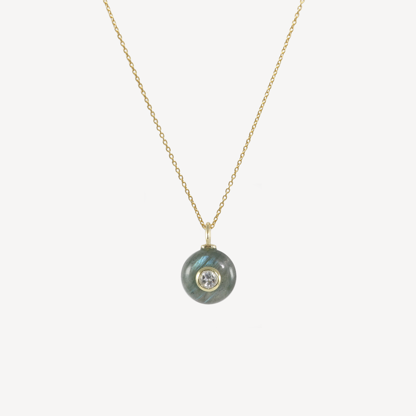 Cherie Mini Labradorite Pendant Necklace