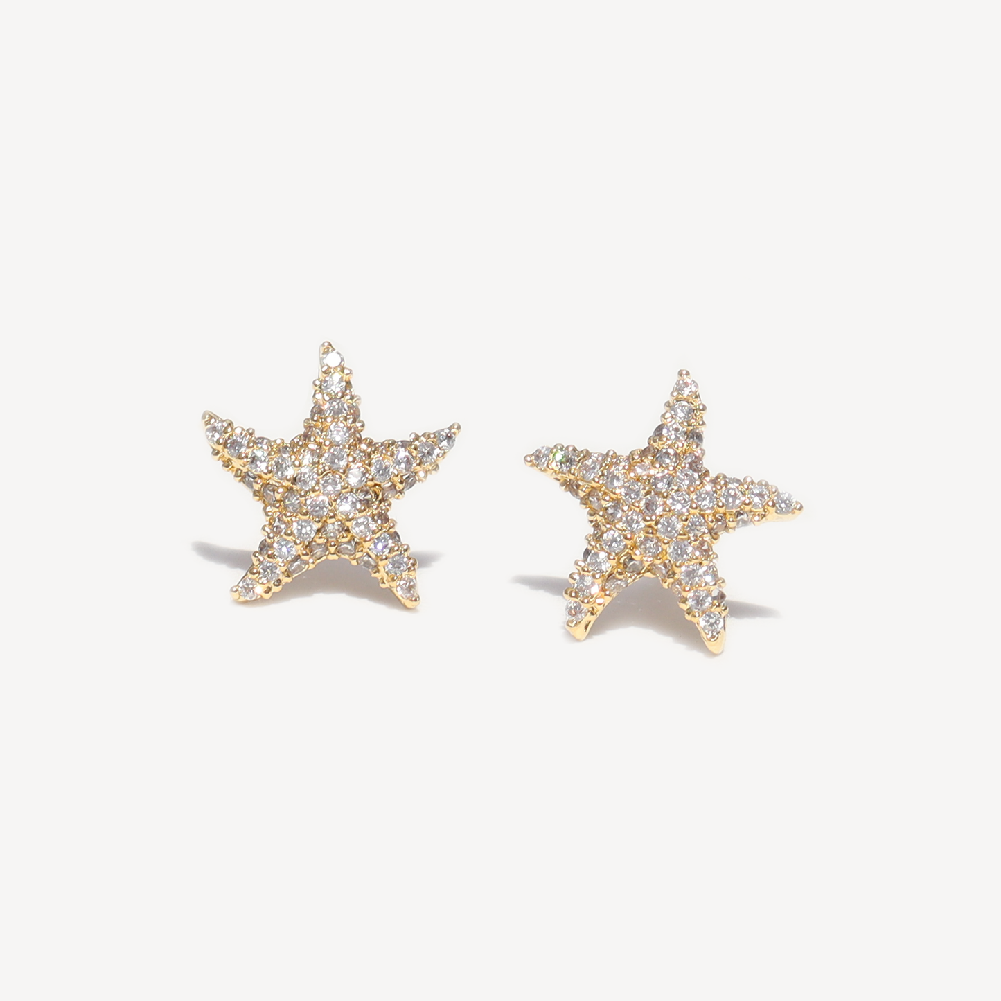 Pave Starfish Studs