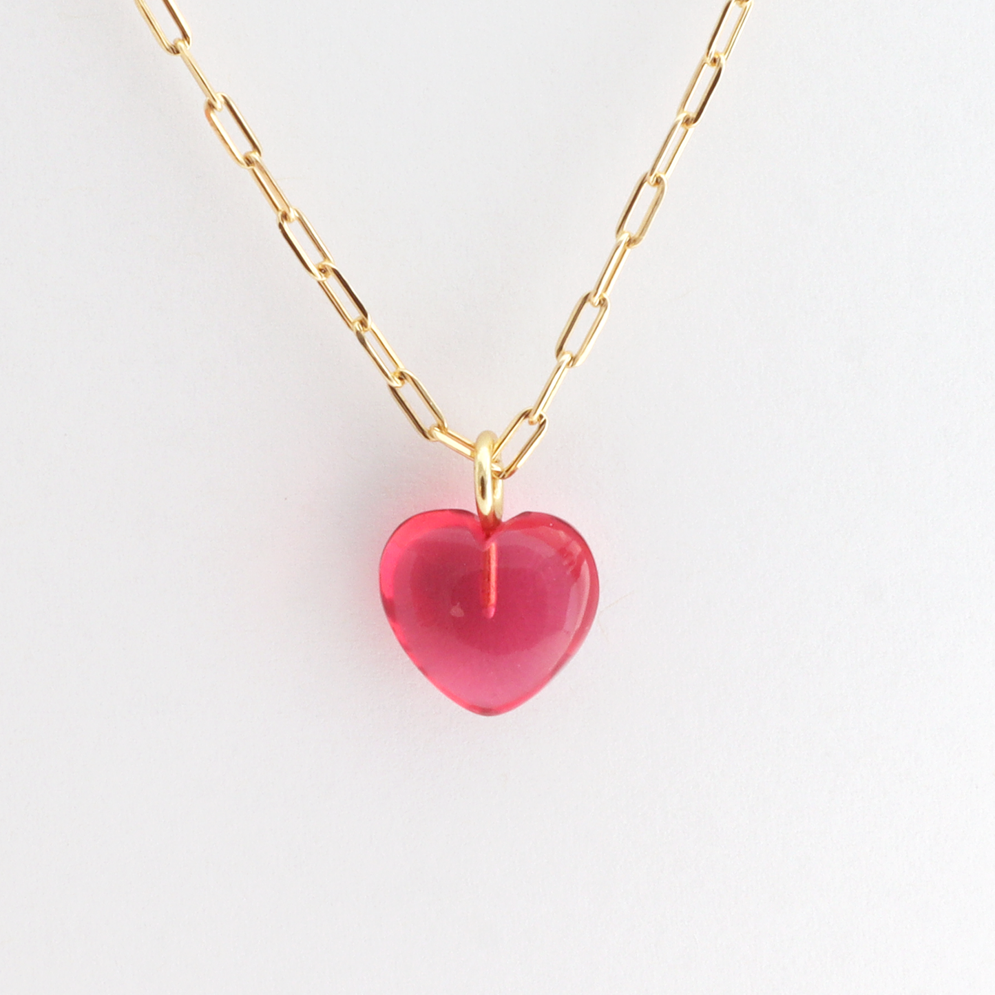 Moyo Gemstone Heart Necklace