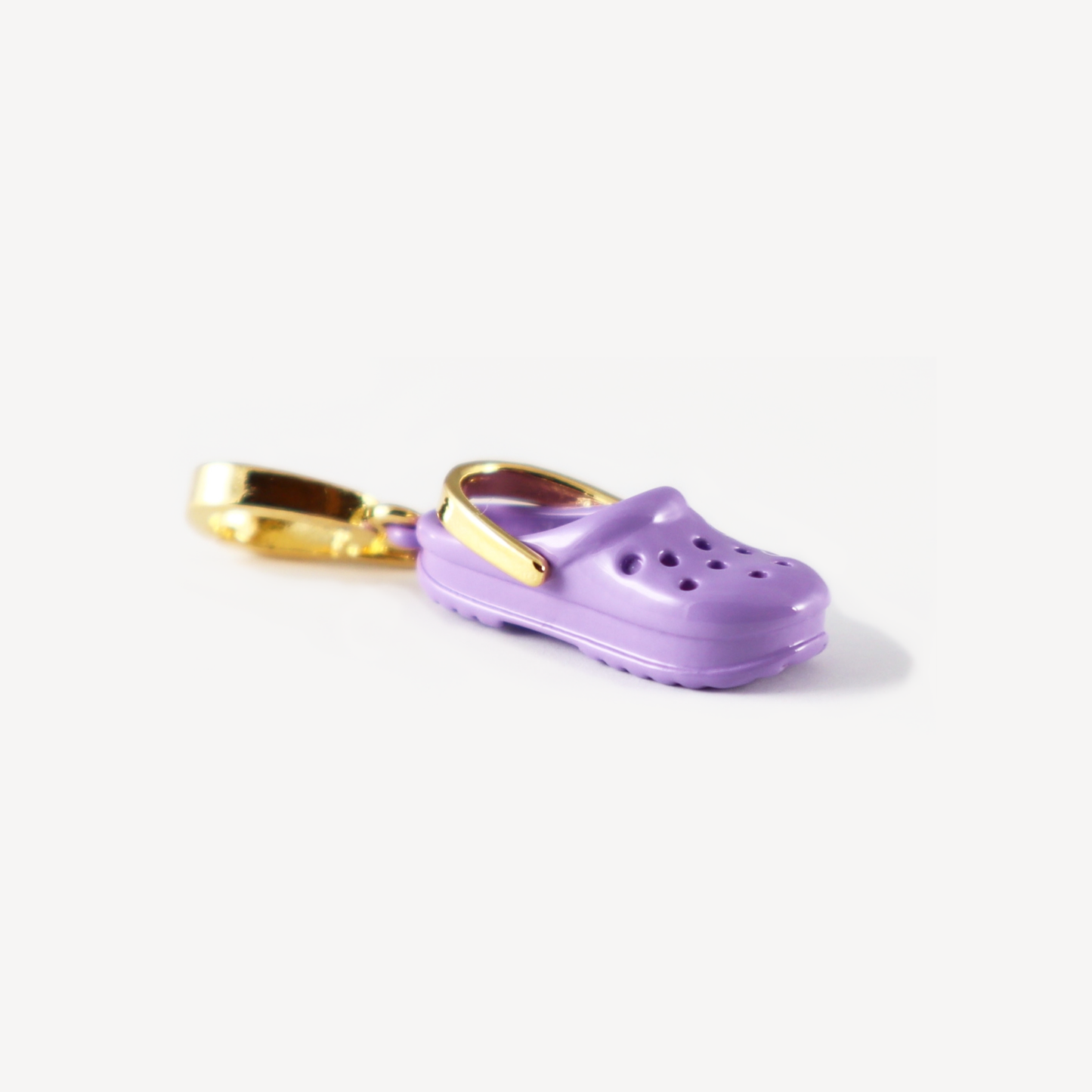 Purple Clog Charm