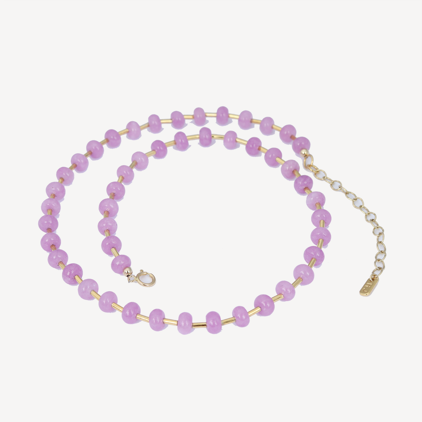 Lavender Marge Jade Necklace