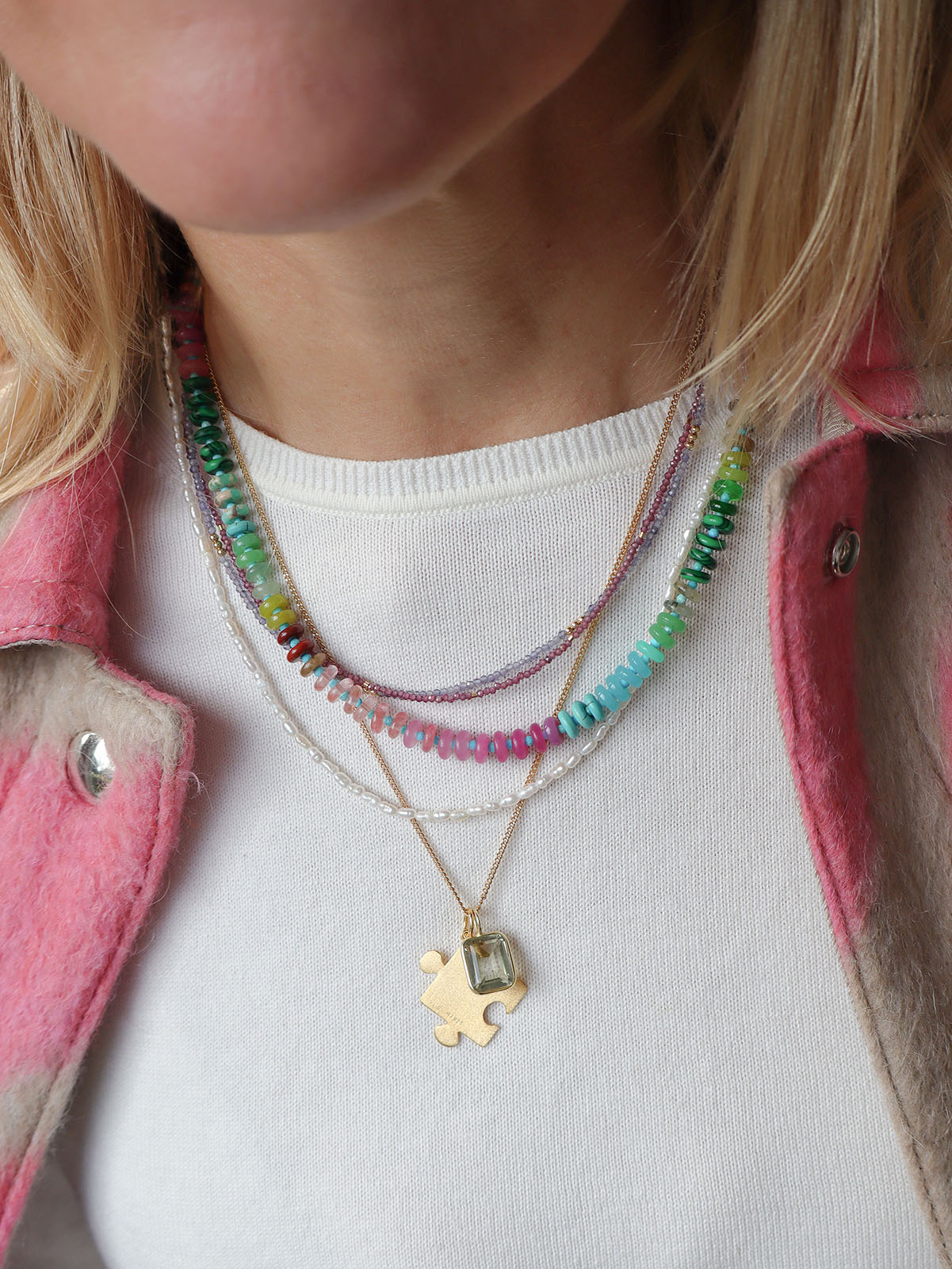 Rice Seed Pearl Necklace